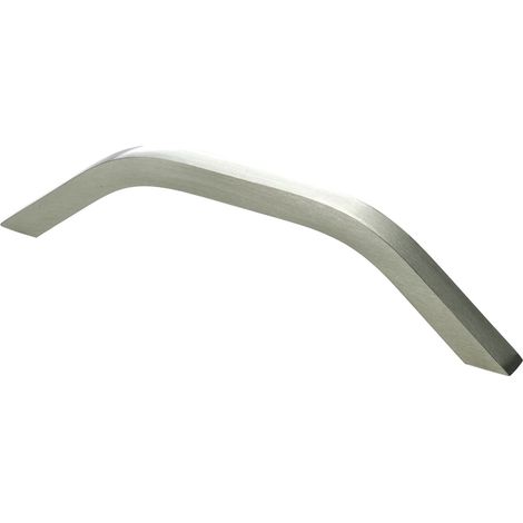 Hettich Möbelgriff Aluminium Edelstahl Optik 7,8 x 146 x 32 mm - 1 Stück Möbelgriff