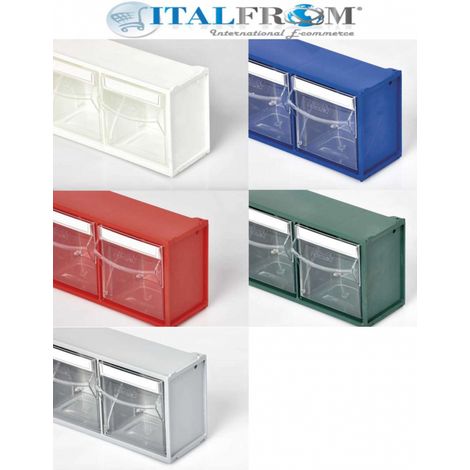 Cassettiera MultiBox MB 9 Dimensioni H 76 mm X P 68 mm X L 600 mm 9 Cassetti (1/2)