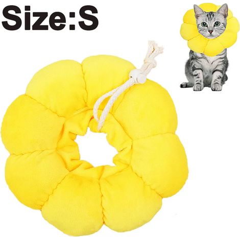 Katzenhalsband, weiches und schützendes Halsband, bissfestes Sicherheitshalsband, verstellbares Haustier-Schutzhalsband, geeignet für Katzen, Hunde, Welpen und Kätzchen. (1/4)