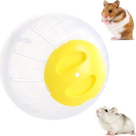 Balle d'exercice pour Hamster - Transparent - 14,5 cm - Écologique - Ventilation Optimale - Sécurisée (1/4)