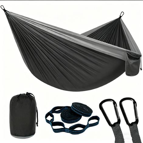 Filiyano-Hamac d'extérieur en nylon parachute avec moustiquaire pour le camping A7 (1/3)