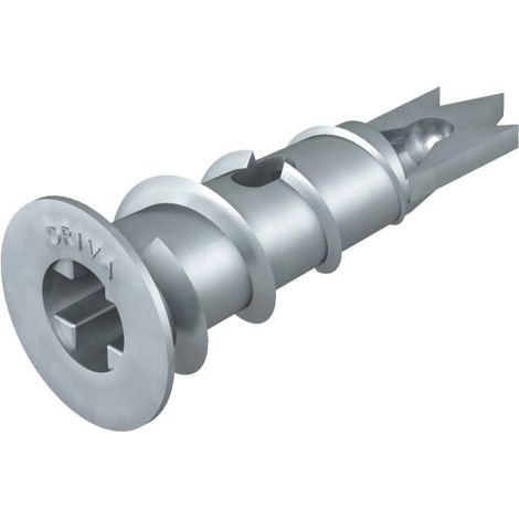 OBO Bettermann Cheville pour plaques de plâtre pour plaques de plâtre de 12mm Ø12x30 zinc moulé sous pression, 3483214