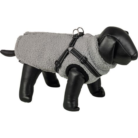 Nobby Hundemantel Plis 40 cm 2 in 1 grau (1/2)