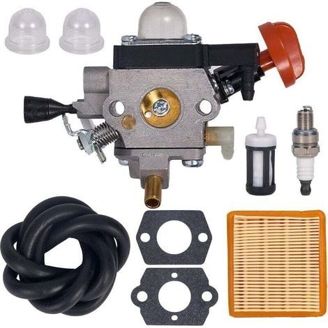 Carburateur pour Débroussailleuse Stihl FS91 FS91R FS111 FS89 HT102 HT103 FC91 FC96 KM91 KM91R KM111 FC111 avec Filtre à Air (1/4)