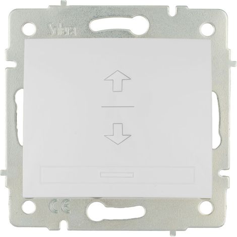 Interruptor de persiana 10a 250v blanco serie europa solera erp21