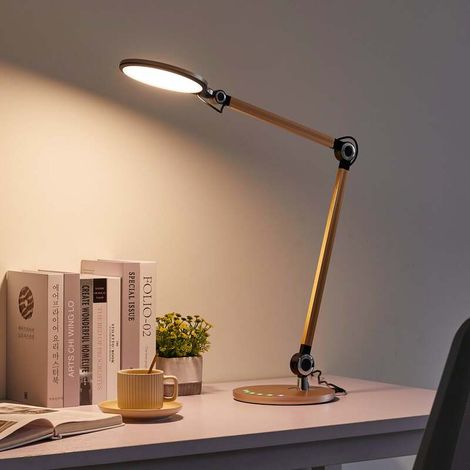 [GEBRAUCHT] B-Ware Lindby Tischleuchte Lampe Nyxaris LED dimmbar CCT gold 50cm Schreibtischlampe (1/2)
