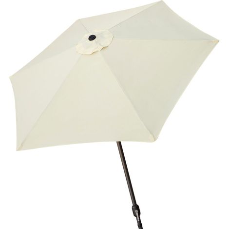 Parasol Hexagonal Aktive Crema 270 cm para Terraza y Jardín (1/5)