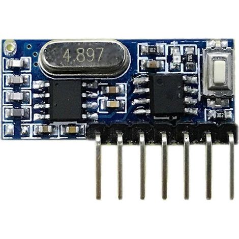 433-MHz-Superheterodyn-Funkmodul zum Dekodieren und Empfangen, 4-Kanal-Dekodierempfänger für 433-MHz-Fernbedienungen (1/5)