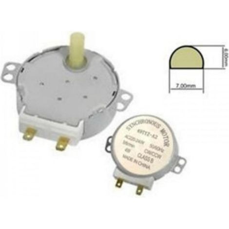 Motorino motore piatto rotante forno microonde rotante alberino 14mm 4 watt