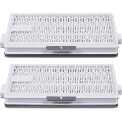 Filtre Aspirateur Air Clean Plus 50 pour Miele Complete C3 Powerline S8340 Filtre d\'aspirateur, Air Clean SF-HA 50 pour Complete C2 C3 Compact C1 C2, lot de 2