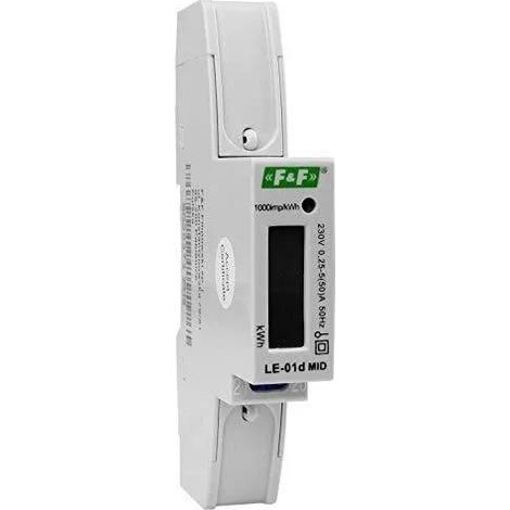 ff LE-01D Präziser Elektrizitätszähler 5 bis 45A LCD