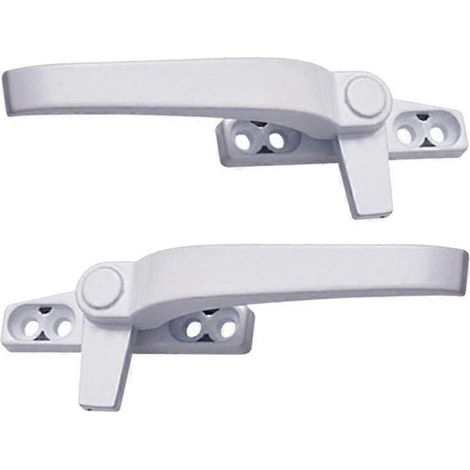 Poignée de fenêtre de rechange gauche/poignée de porte pour quincaillerie de fenêtre en alliage de zinc (1 paire) (1/4)