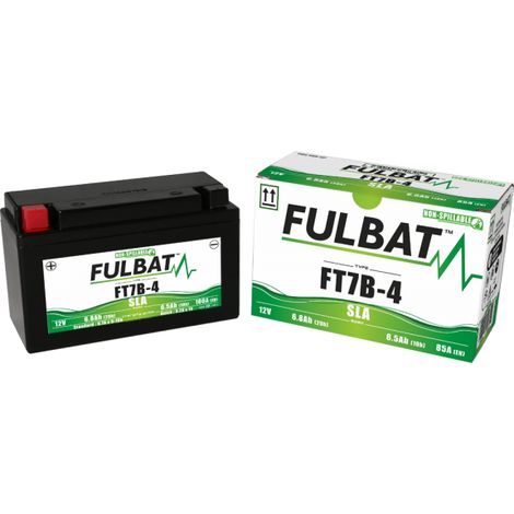 Batterie moto FULBAT FT7B-4 / YT7B-4 Etanche AGM 12V / 6Ah (1/5)