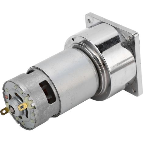 Moteur à Engrenage Micro Turbine DC24V avec Coque en Alliage d'Aluminium et Bobine en Laiton, Autobloquant, 70RPM, 13.6KG.FCM (1/5)