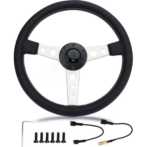 Filtre à air rond lavable réutilisable haute performance 14 x 5 pouces bleu pour Ford (1/5)