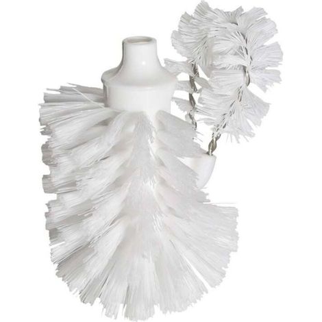tête de brosse Emco 221513990 pour WC - garniture de toilette , avec nettoyeur de bords
