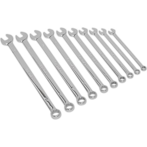 Sealey Premier Extra-Long Combination Spanner Set 10pc AK6310 (1/4)