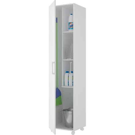 Armario Hogar 1 Puerta 185X41X41 Blanco