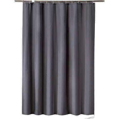 Cloison Amovible Décoration Maion Separation de Piece Rideau à Oeillets Isolation Lumineux Anti Bruits Tissu Lourd, 240 x 200 cm, Gris, Lot de 1
