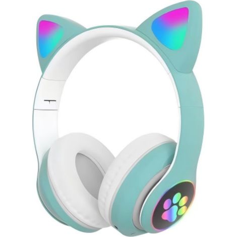 Écouteurs Bluetooth SNT-28 à oreilles de chat - Portée de 10 m, 7 heures d'autonomie, charge rapide en 2,5 heures. (1/4)