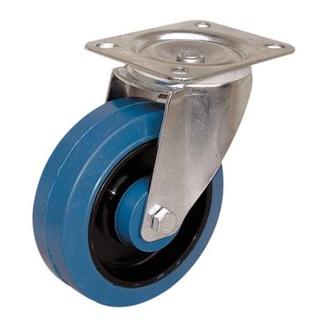 Roulette industrielle Pivotante Guitel Hervieu, Acier galvanisé, Ø 125mm, 250kg ( Prix pour 1 )