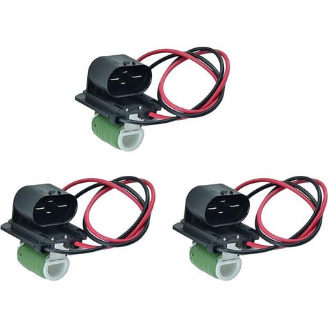 Tres reguladores de resistencia para el motor del ventilador del radiador para Chevrolet Cruze y Verano: 13427161, 13289627, 13427160