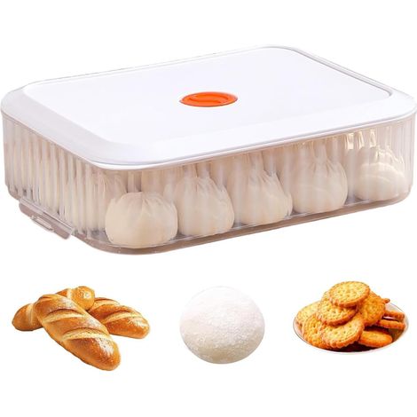 Boîte de fermentation générique, récipient de levage pour pâte à pain, couvercle hermétique empêchant le dessèchement, (1/5)