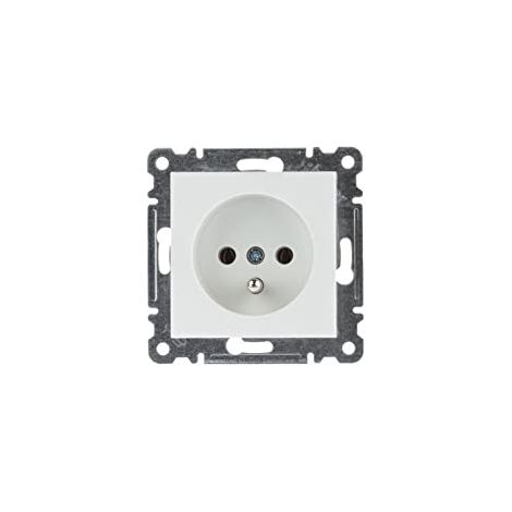 LUMINA2 PRISE SIMPLE AVEC/U 16A BLANC WL1020 HAGER POLO 8694407000477