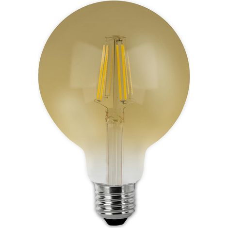 Bombilla LED Filamento Vintage Globo G80 E27 6W Matel (1/4)