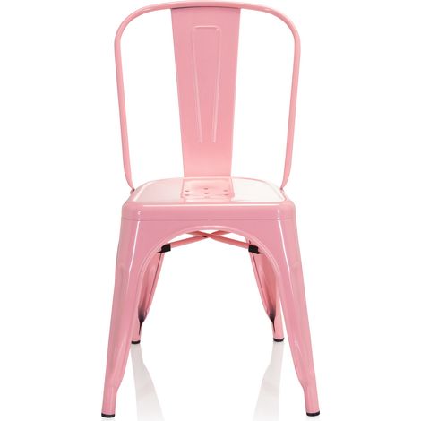 [GEBRAUCHT] B-Ware Hjh Office Stuhl Bistrostuhl Sitzgelegenheit Rosa Stapelbar Gastronomie