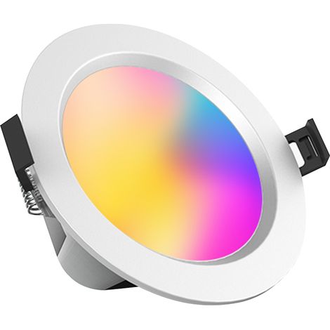15W RGBW Smart LED-Einbauleuchte, Sprachsteuerung per App, einstellbare Lichtintensität von 2700K bis 6500K, Strahler für Wohnzimmer, Badezimmer, Schlafzimmer, Küche, Flur (1/5)