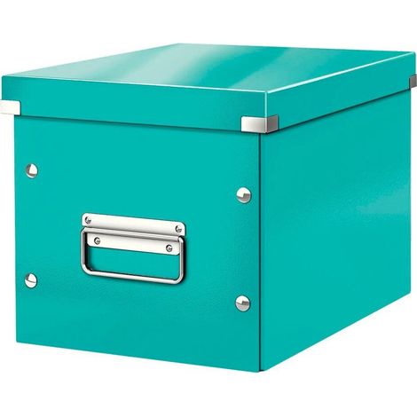 Scatola portaoggetti Esselte Click & Store WOW Cube M cartone 26x26 cm