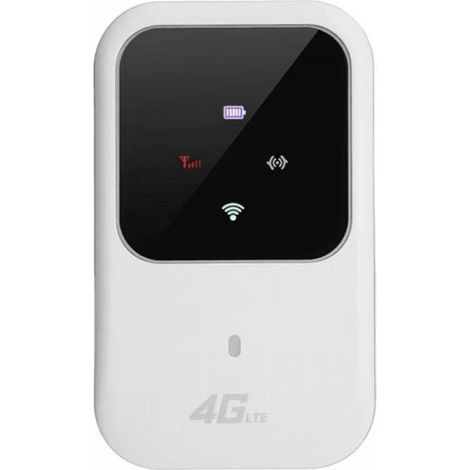 Tragbarer 4G LTE WLAN-Router, 150 Mbit/s Highspeed, 2400 mAh Akku, USB-aufladbar, 4G WLAN-Mobilrouter für unterwegs (1/5)