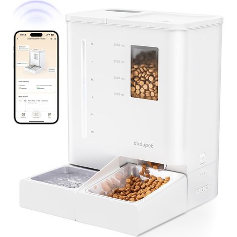 Automatic Cat and Water Food Dispenser 2 in 1, 9L, 5G WiFi (1/5)
