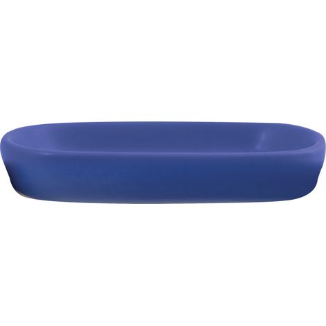 MAONIE Jabonera de Cerámica Azul real Mate MSV