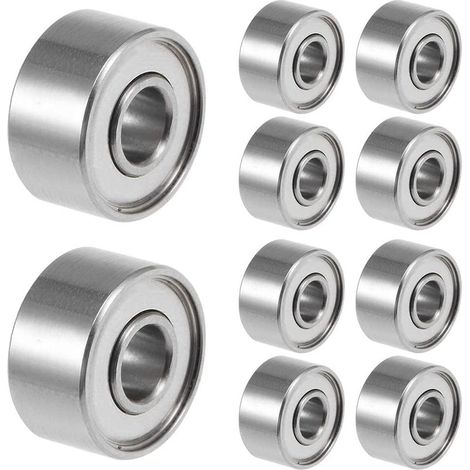 LaBlanc – Packung mit 10 693ZZ BBs, 3 x 8 x 4 mm, Stahl, mit doppelter Abschirmung (1/5)