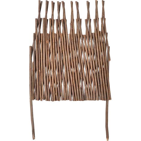 Recinzione a traliccio in salice 5 pz 170x37 cm (1/5)