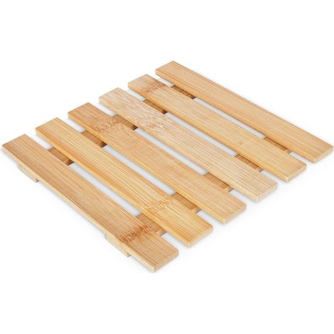 Bamboo pan trivet 17.5x18 cm (1/5)