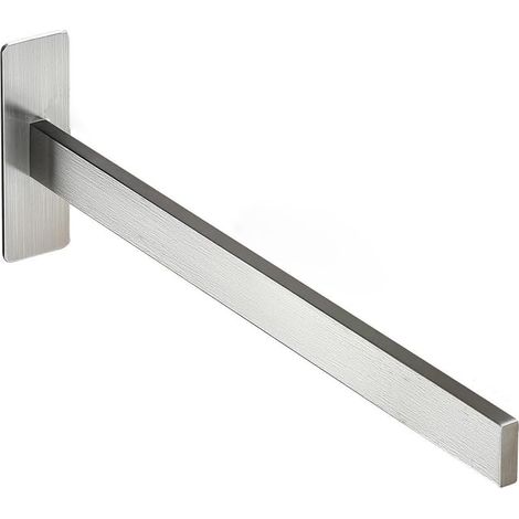 Towel Holder Bar Towel Ring Stainless Steel MatteHand Towel Hanger Bathroom Lavatory Kitchen Hardware Wall Mount,39cm(Size:Single pole,Color:silvery) (1/2)