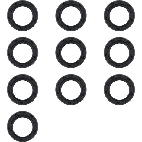 10 x Double Lip NBR Rubber Seal Gaskets 14 x 20 x 5 mm for Rotary Shaft (1/5)