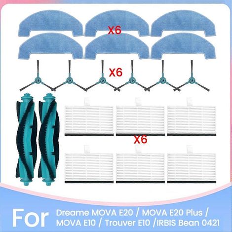 Pour Dreame MOVA E20 / MOVA E20 Plus / MOVA E10 / Trouver E10 pour IRBIS Bean 0421 Piezas de recambio Br (1/5)