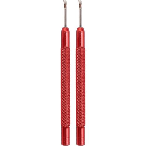 Outil de réparation et de réglage de montres (lot de 2) en alliage d'aluminium pour retirer les aiguilles et les goupilles. (1/5)