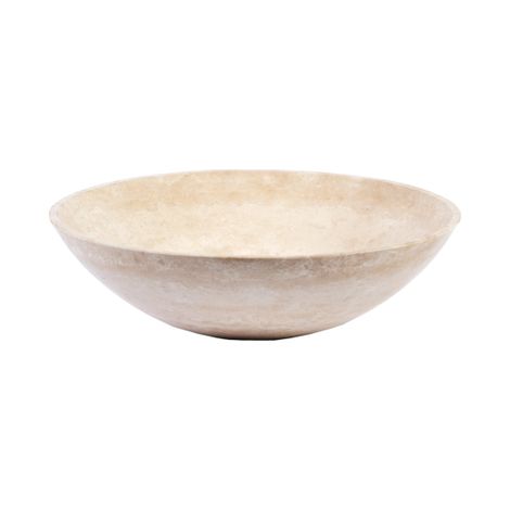 FugaFlow Efficiente Pietra - Vasque 42x42x12cm - ronde - pierre naturelle marbrée (1/4)