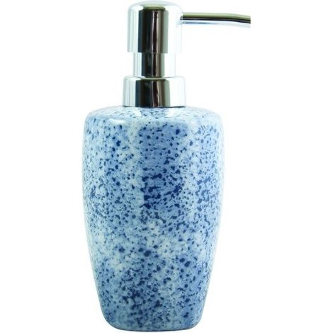 Distributeur de savon Céramique CARRARE Bleu MSV (1/3)