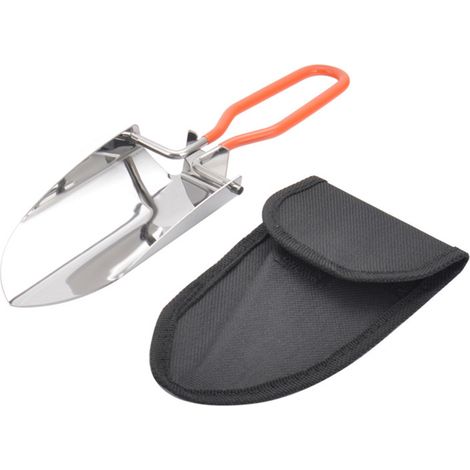 Truelle de jardin, manche recouvert de PVC, pelle à bêcher pour planter, sac Oxford inclus (1/3)
