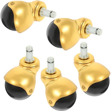 Roulettes Unomor en polypropylène PP lot de 5 pivotantes et (1/5)
