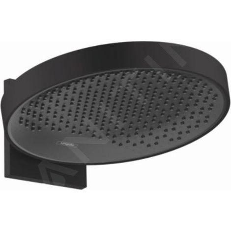 Hansgrohe Rainfinity - Douche de tête 360 avec raccord mural, 1jet, noir mat 26230670 (1/5)