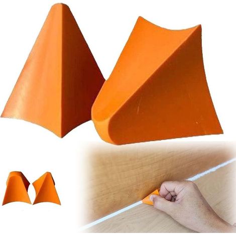 2PCS Lisseurs de Joint en Silicone Enlève-joints Outils de Calfeutrage Instruments Lissage Joints en Silicone et l'Acrylique Set de Grattoirs à Joints pour le Silicone Spatule à Lisser (1/5)
