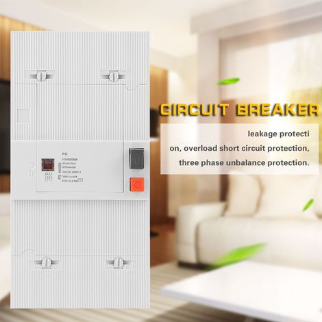 Interrupteur pneumatique de protection contre les coupures de courant, 30-60 A, 4 pôles, 50/60 Hz