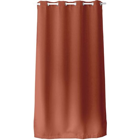Rideau occultant OBSKUR 140 x 240 cm coloris TERRE CUITE